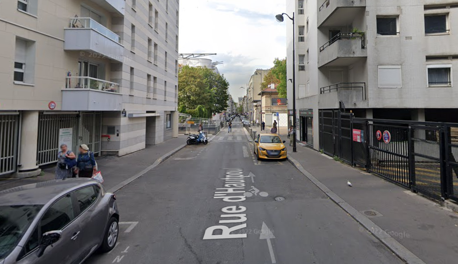 The suitcase containing the girl’s body was found on Rue d’Hautpoul in Paris’ 19th arondissement