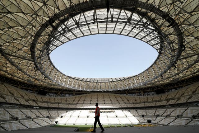 A general view of the Lusail Stadium, a venue for the FIFA World Cup Qatar 2022 (Nick Potts/PA)