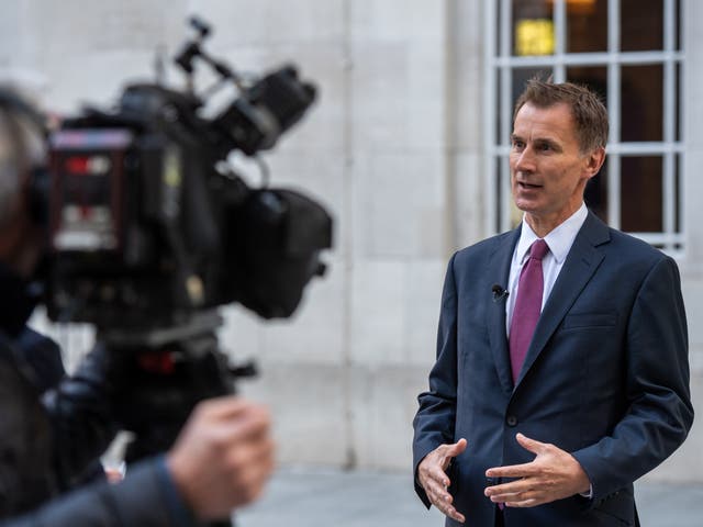 <p>Jeremy Hunt gave an extraordinary series of interview on Saturday, raising questions about Liz Truss’s entire premiership</p>