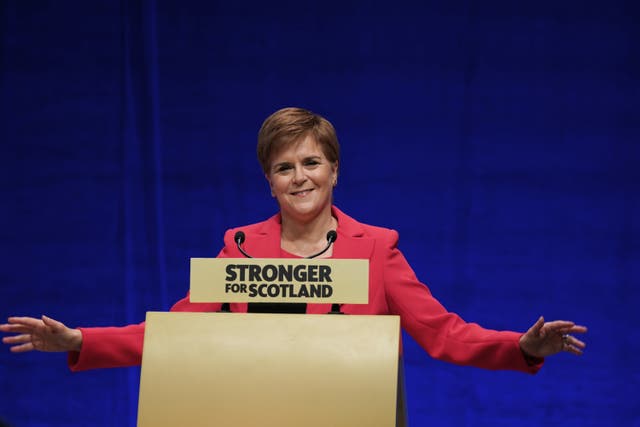 First Minister Nicola Sturgeon will unveil the latest in a series of papers on Scottish independence on Monday (Andrew Milligan/PA)