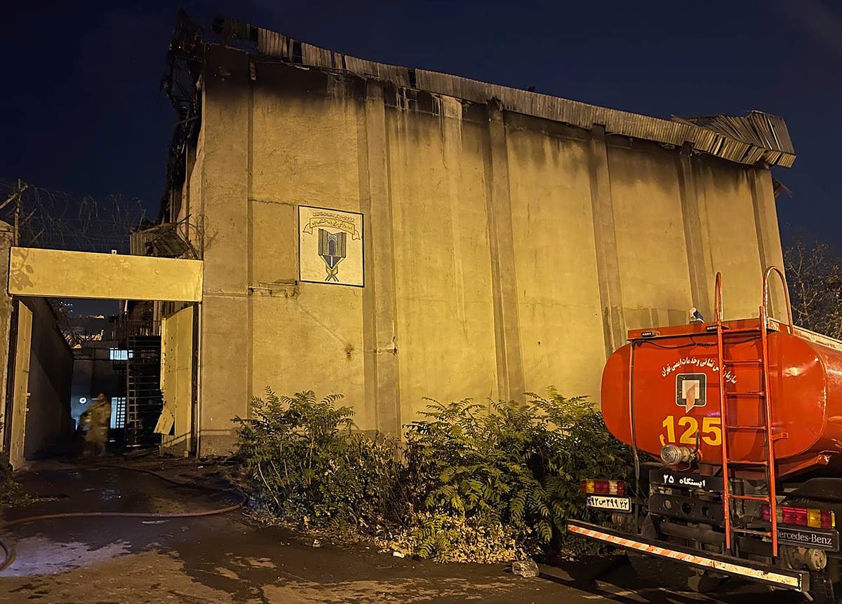 Iran prison fire death toll rises to 8 inmates killed