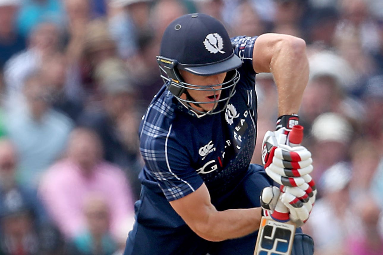 Richie Berrington leads Scotland into the T20 World Cup (Jane Barlow/PA)