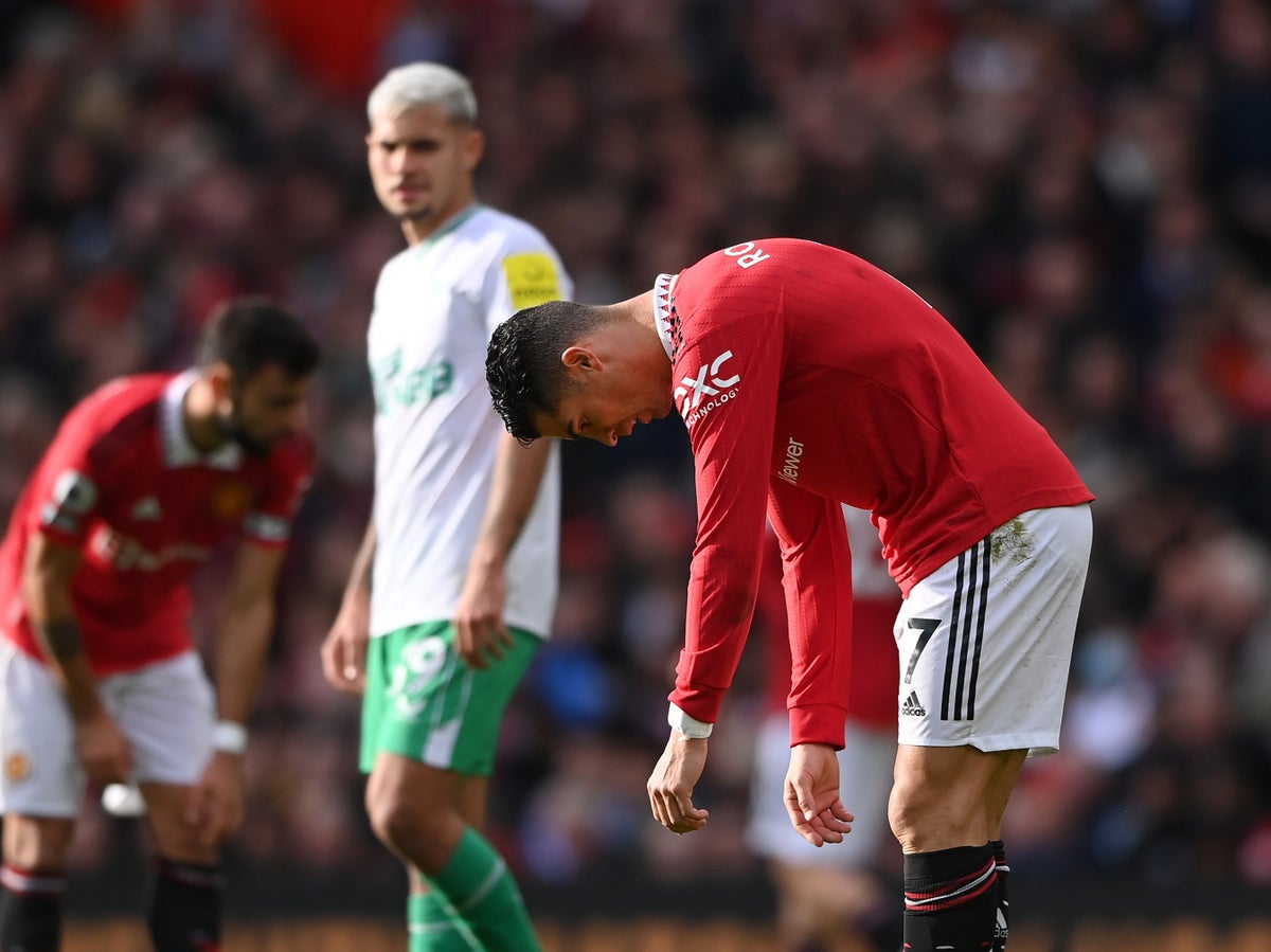Manchester United struggle to goalless draw with Newcastle as Cristiano Ronaldo sees two goals chalked off