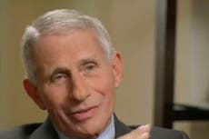 ‘Holy s***’: Fauci describes bad feeling on day Trump suggested injecting disinfectant to cure Covid