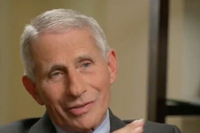 <p>Anthony Fauci speaks with ABC News</p>