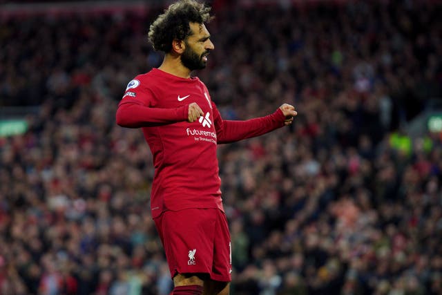 Mohamed Salah scored for Liverpool (Peter Byrne/PA)