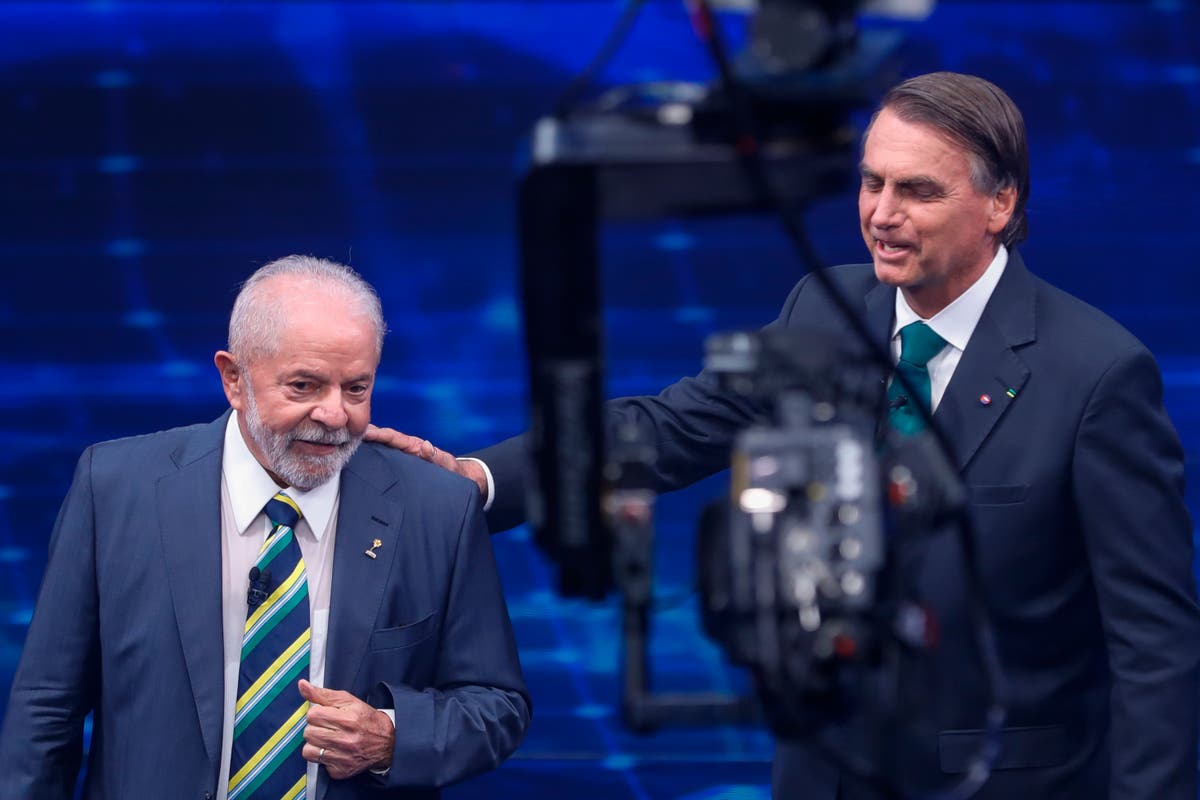 Brazil's da Silva, Bolsonaro clash in 1st one-on-one debate