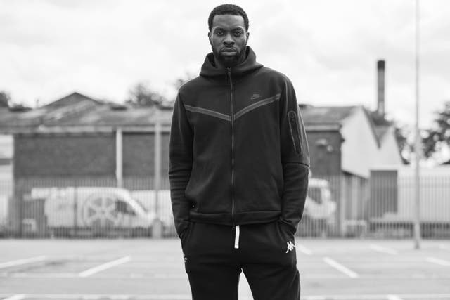 <p>London Lions guard Mo Solaude is supporting the club’s community foundation project to renovate a basketball court in Bethnal Green (London Lions Handout/PA)</p>