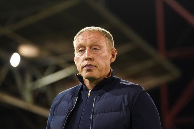 Steve Cooper accepts Nottingham Forest made a mistake with their social media post ahead of the Wolves defeat (Tim Goode/PA)