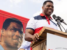 Midterm elections 2022 – live: Herschel Walker again denies paying for abortion after skipping TV debate