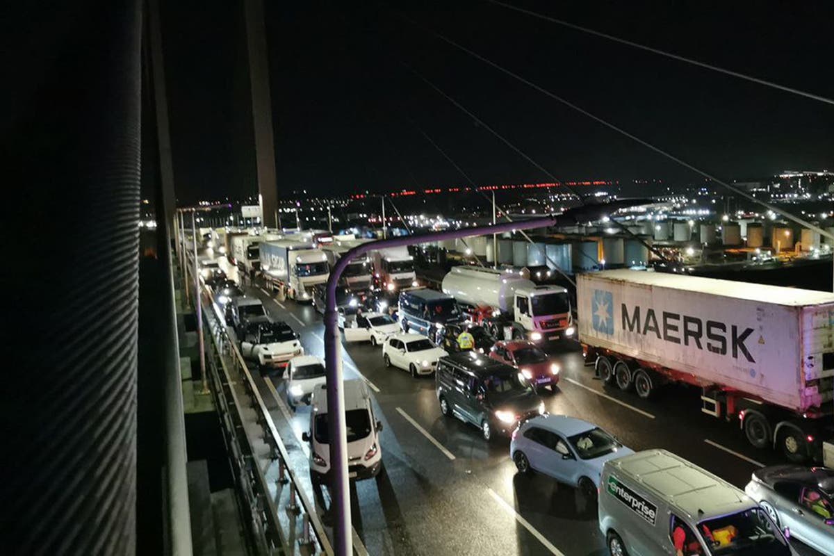 Just Stop Oil protesters halt traffic and throw soup over Government department