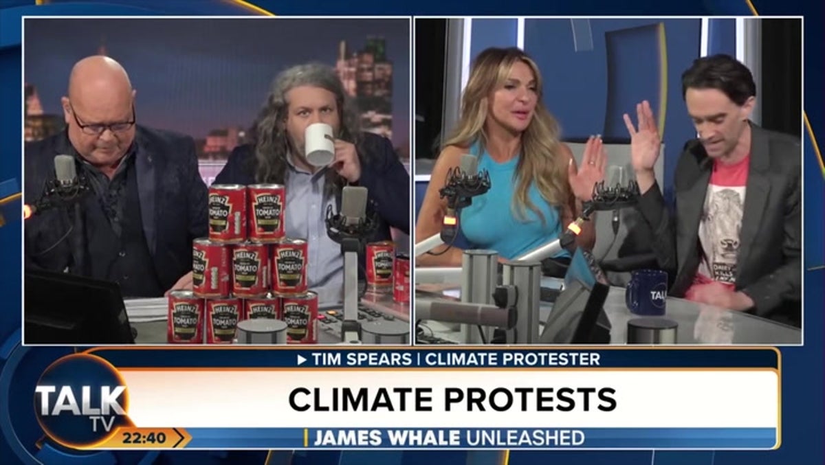 TalkTV host kicks climate activist out of studio live on air