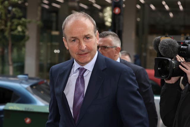 Taoiseach Micheal Martin is meeting leaders from Stormont’s five main parties about restoring the Northern Ireland Assembly (Liam McBurney/PA)