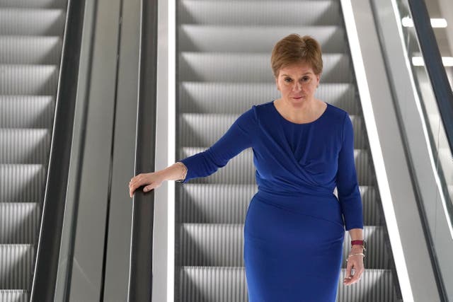 Nicola Sturgeon launched another paper in the independence prospectus series on Monday (Andrew Milligan/PA)