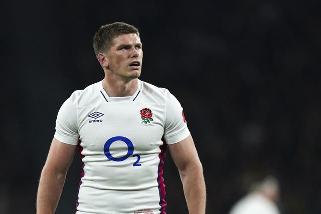 Owen Farrell is viewed as the emblem of England’s fighting spirit by Eddie Jones (Mike Egerton/PA)