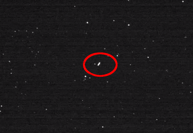 <p>Nasa’s Lucy spacecraft spotted streaking across the western US during its close pass gravity assist flyby of Earth on 16 October, 2022</p>