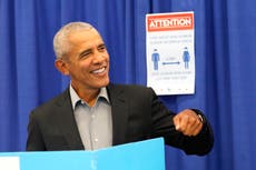 Former President Obama, Michelle Obama in Chicago to vote