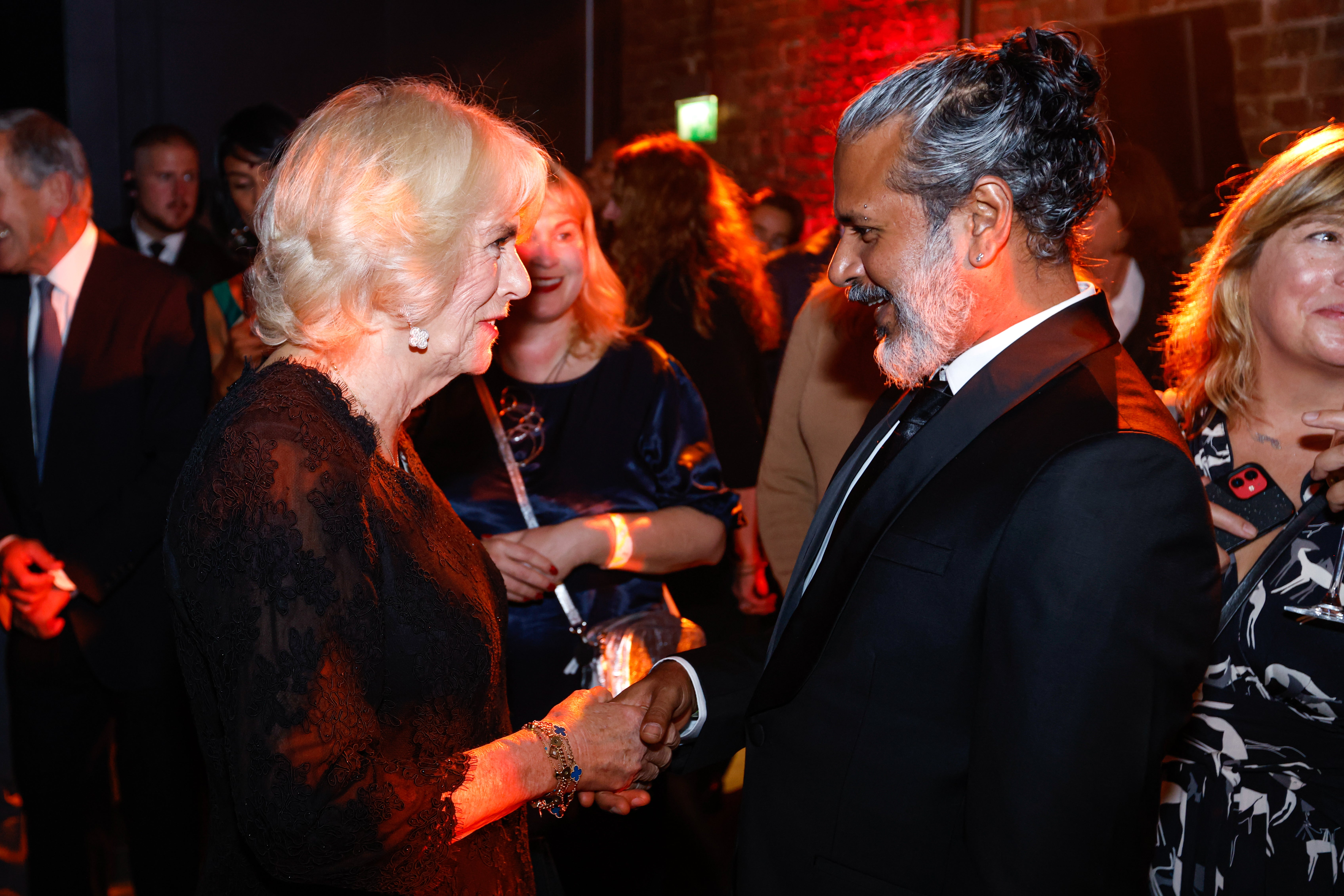 The Queen Consort meets Shehan Karunatilaka at the Booker Prize