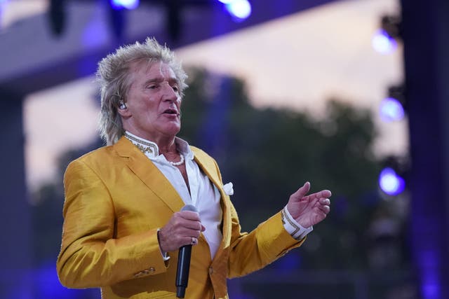 Sir Rod Stewart rents house for family of seven Ukrainian refugees (Victoria Jones/PA)