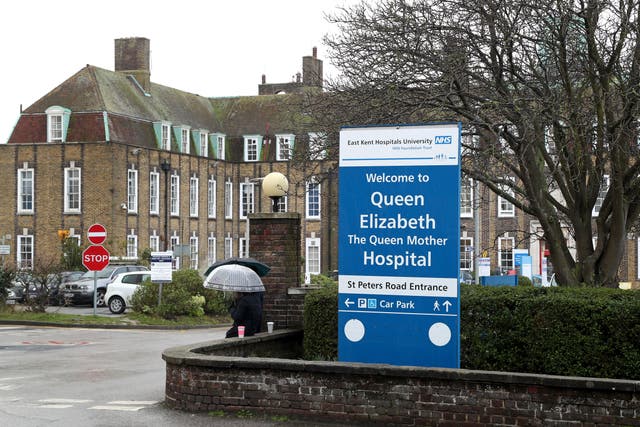 <p>A damning report into the care provided to women and babies by the East Kent Hospitals University NHS Foundation Trust will be published on Wednesday (Gareth Fuller/PA)</p>