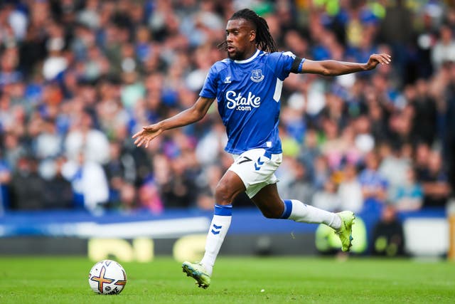 Everton midfielder Alex Iwobi wants to become a role model for youngsters (Isaac Parkin/PA)