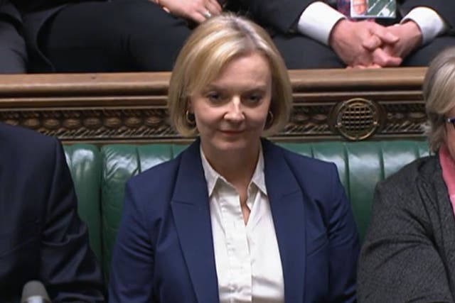 Prime Minister Liz Truss has been warned by a senior minister that she cannot afford to make any more mistakes as she battles to stay in No 10 (House of Commons/PA)
