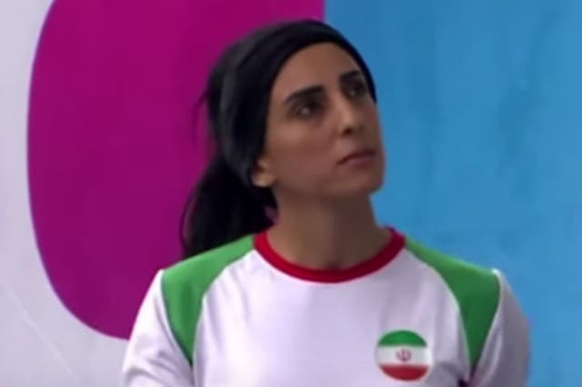 <p>Iranian climber, Elnaz Rekabi participated in an international tournament without her hijab, defying Iranian regime’s diktat for female athletes. Screengrab</p>