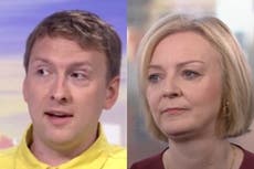 Joe Lycett unveils framed front page after ‘mocking’ Liz Truss on BBC politics show