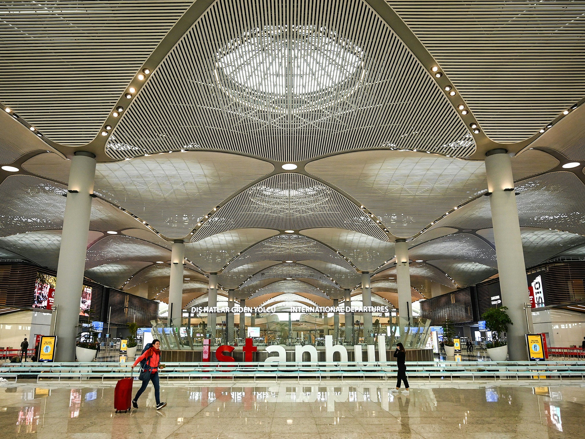 Istanbul airport has five terminals