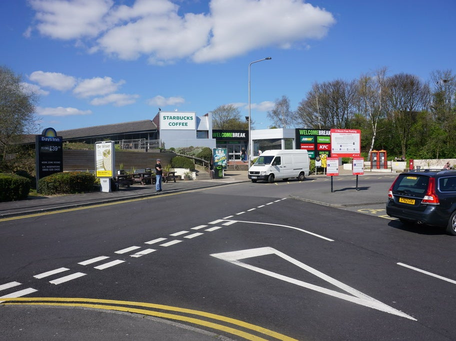 Hartshead Moor East on the M62 is the lowest ranked service station