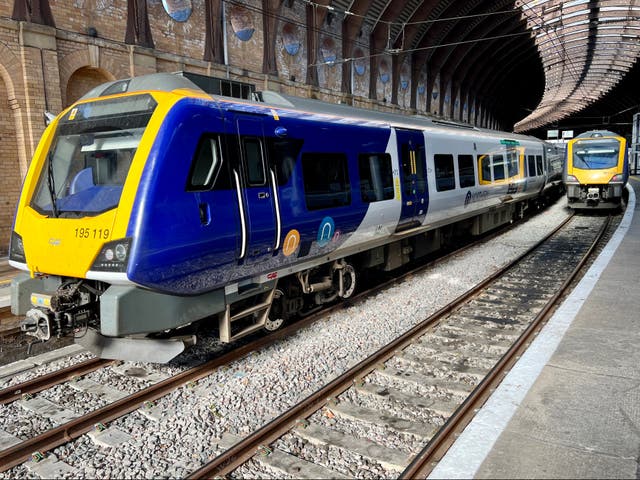 <p>Going places? Northern trains at York railway station</p>