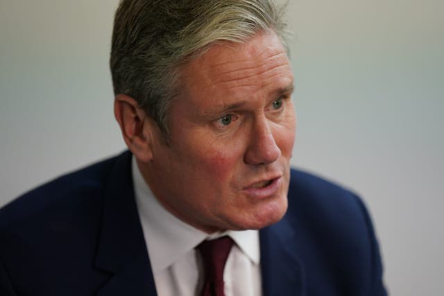 Labour leader Sir Keir Starmer condemned the Tories (Jacob King/PA)