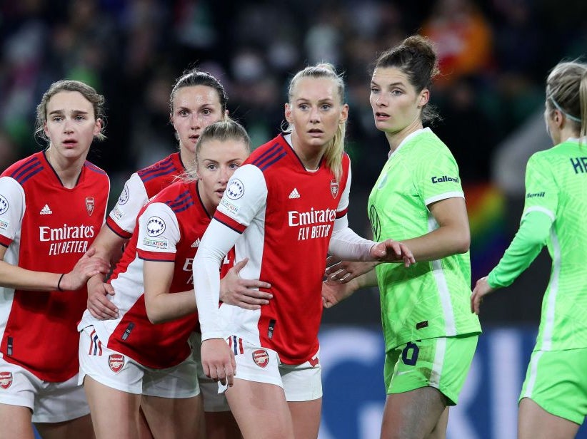 Arsenal were knocked out of the Champions League by Wolfsburg in last season’s quarter-finals
