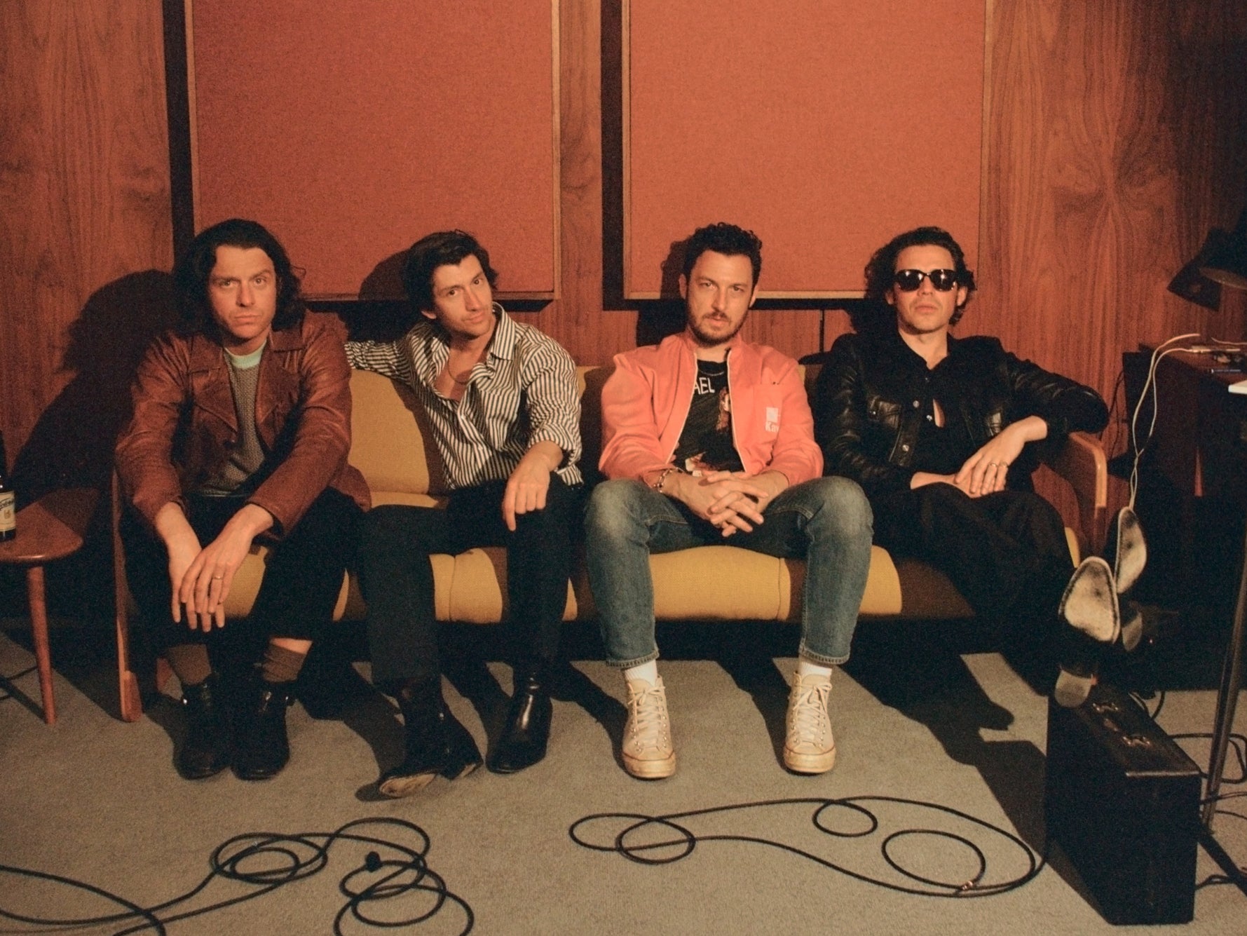 Arctic Monkeys in a promo shot for their new album ‘The Car'