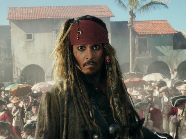 <p>Johnny Depp in ‘Pirates of the Caribbean: Salazar’s Revenge'</p>