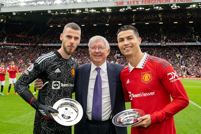 <p>David de Gea and Cristiano Ronaldo are among those Manchester United players in the final year of their contracts</p>
