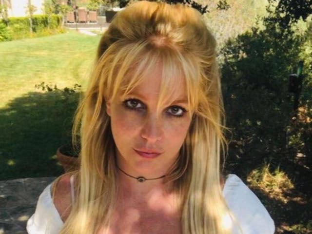 Britney Spears, fotografiada en Instagram a principios de este año