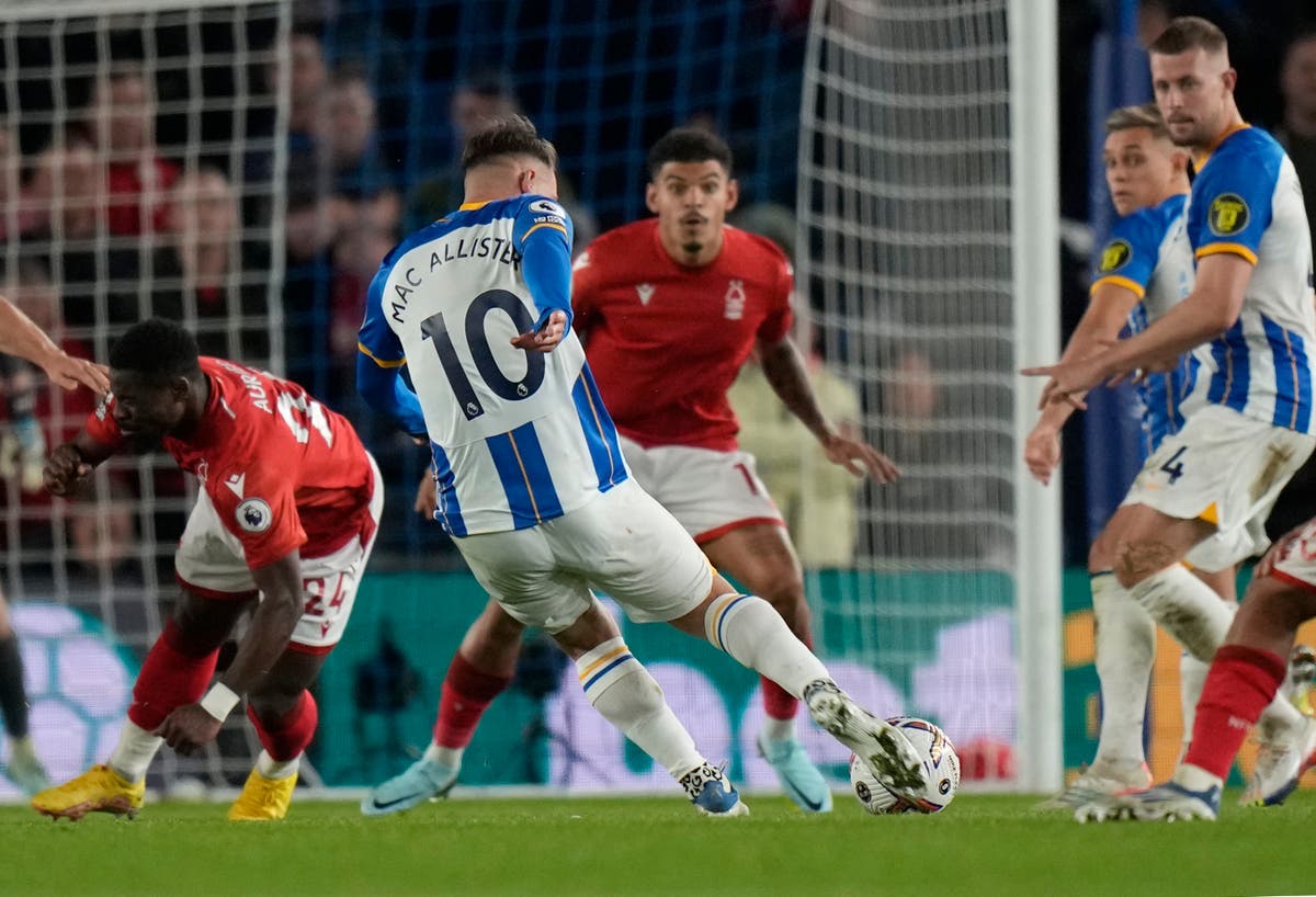 Brighton & Hove Albion vs Nottingham Forest LIVE Premier League result