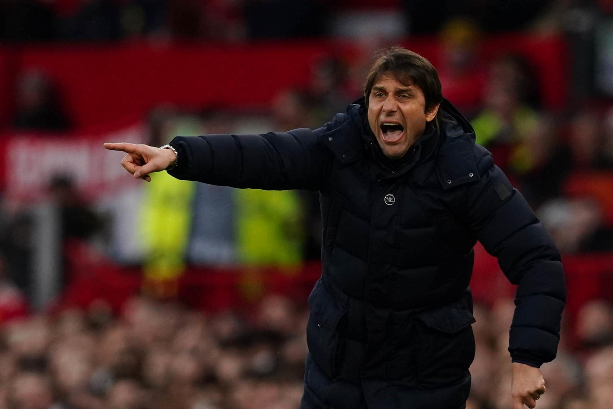 Antonio Conte’s side lost to Manchester United (Martin Rickett/PA)