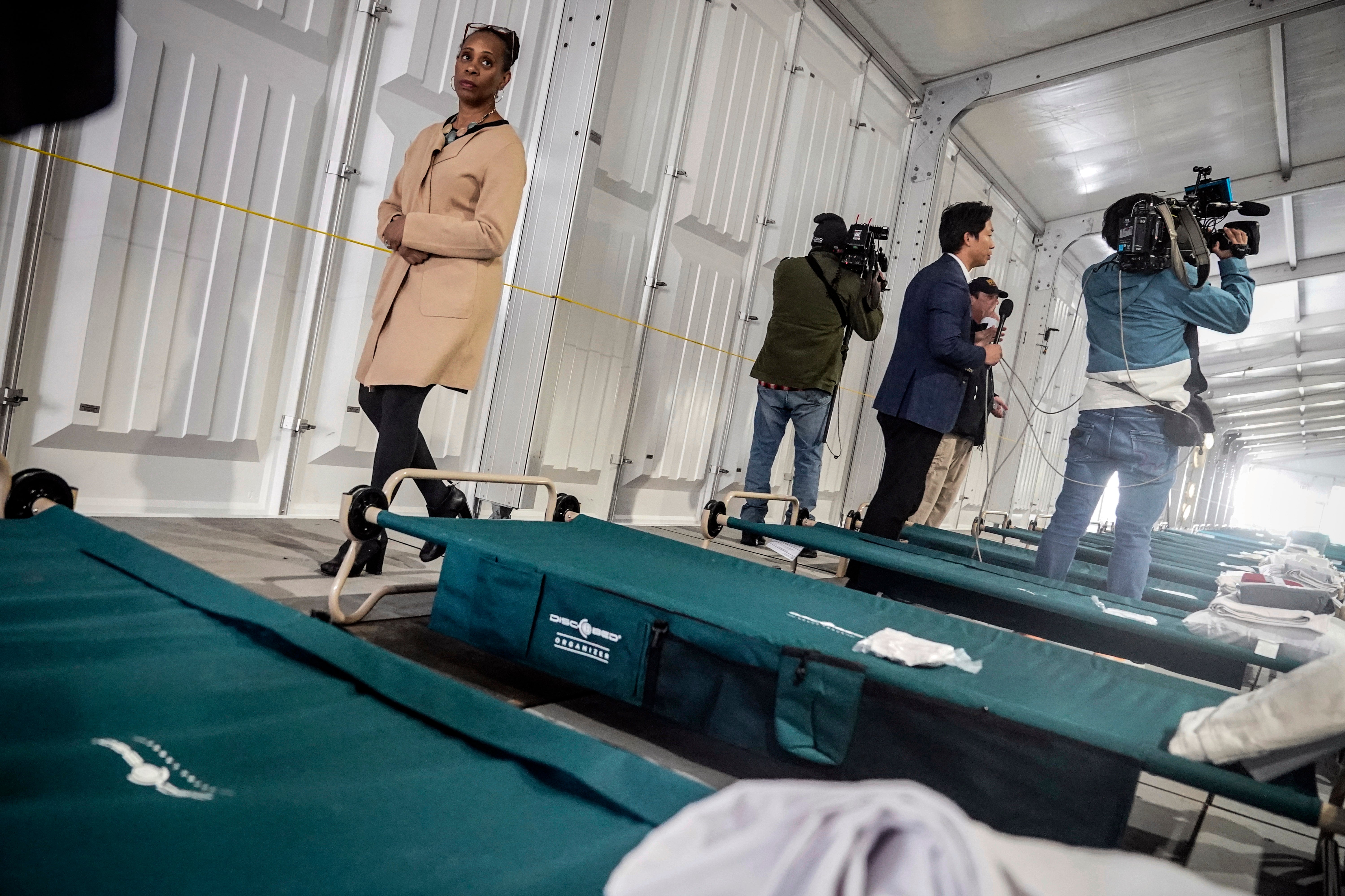 Transporting Migrants-NYC Tents