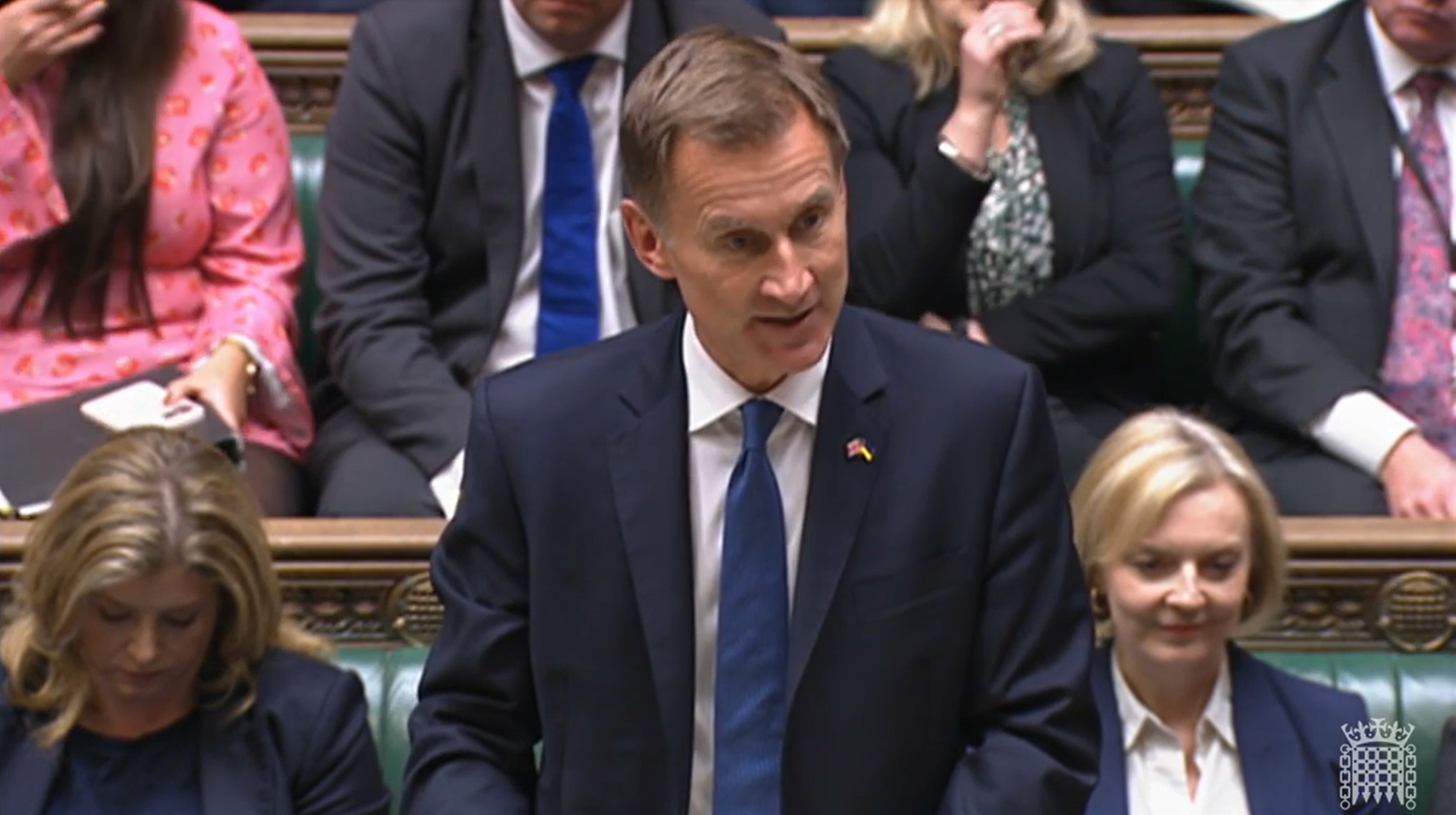 Jeremy Hunt responded to the inflation figures by saying that the government would deliver economic stability