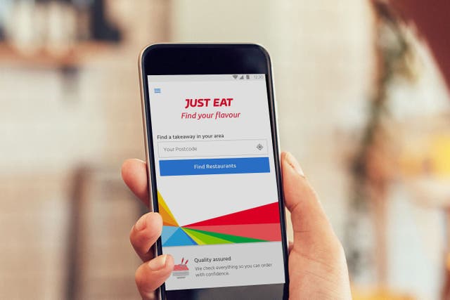 Just Eat Takeaway.com has cheered returning to underlying profit earlier than expected (Just Eat/PA)