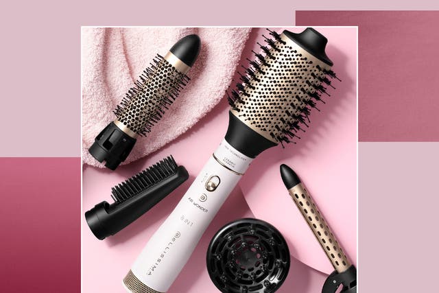 <p>The multi-tasking tool is suitable for all hair types, and there are different air-flow and temperature options </p>
