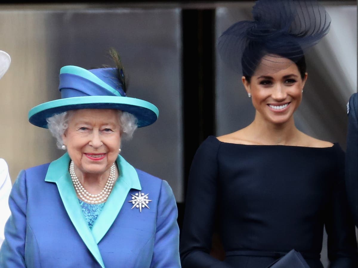 Meghan Markle says the Queen was the &lsquo;most shining example&rsquo; of female leadership