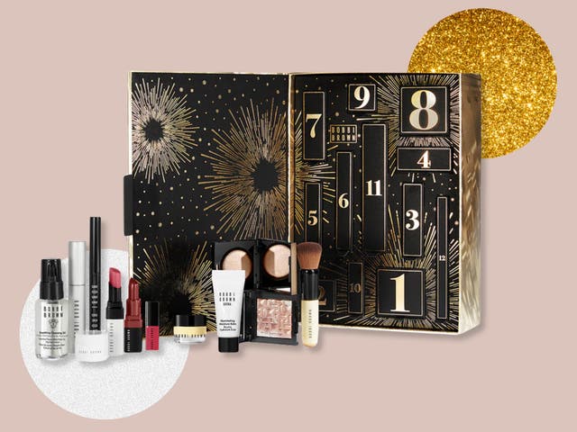 <p>The box features a striking black and gold fireworks design </p>