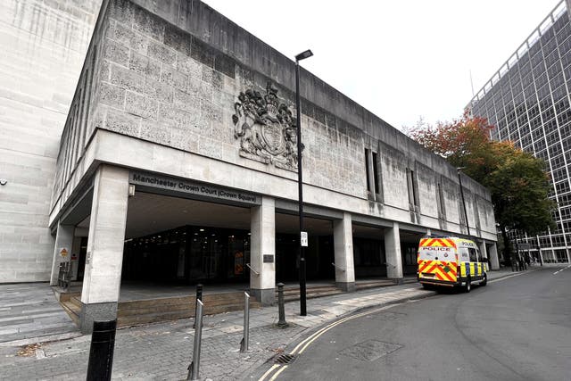 Manchester Crown Court where the Lucy Letby trial is taking place (Steve Allen/PA)