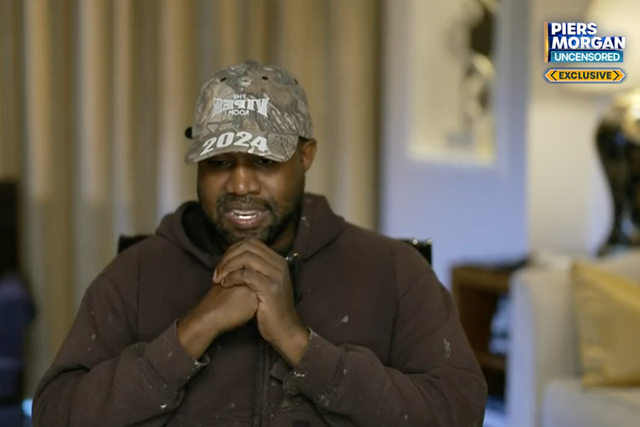 <p>Kanye West on ‘Piers Morgan Uncensored’</p>