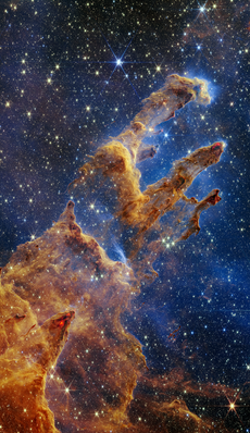 New photos from Nasa’蝉 Webb Telescope uncover newborn stars in the Pillars of Creation