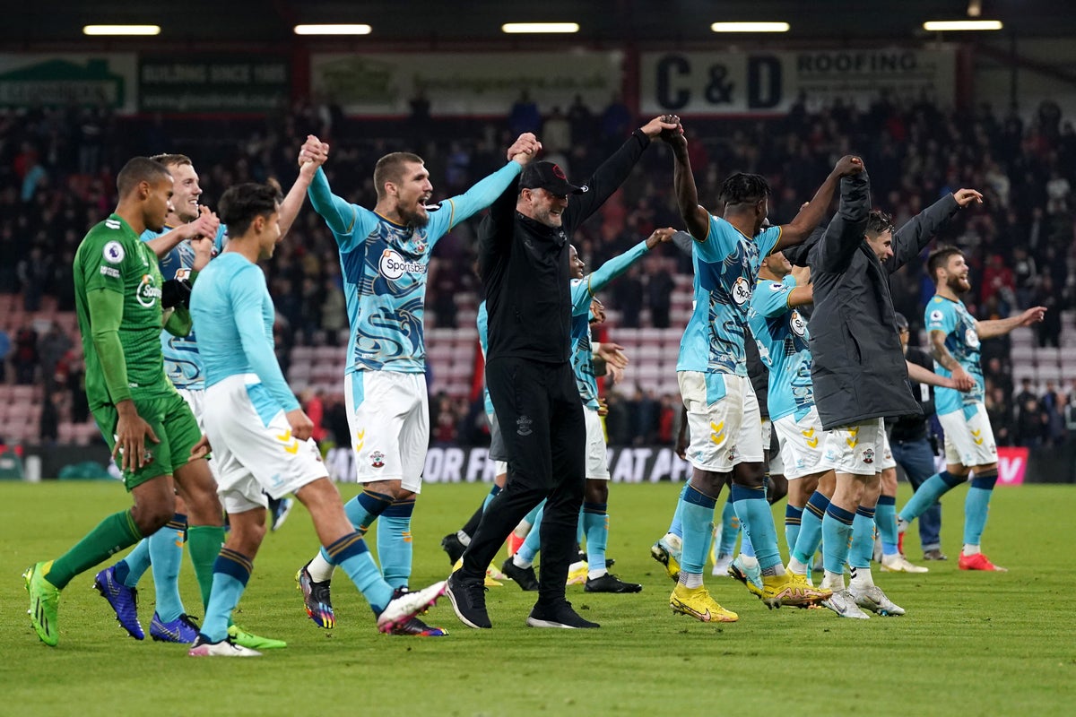 Southampton ease pressure on Ralph Hasenhuttl by beating Bournemouth