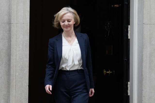 Liz Truss is battling to contain the fallout from a calamitous 24 hours for her premiership which saw a Cabinet minister resign and an open revolt in the Commons (Stefan Rousseau/PA)